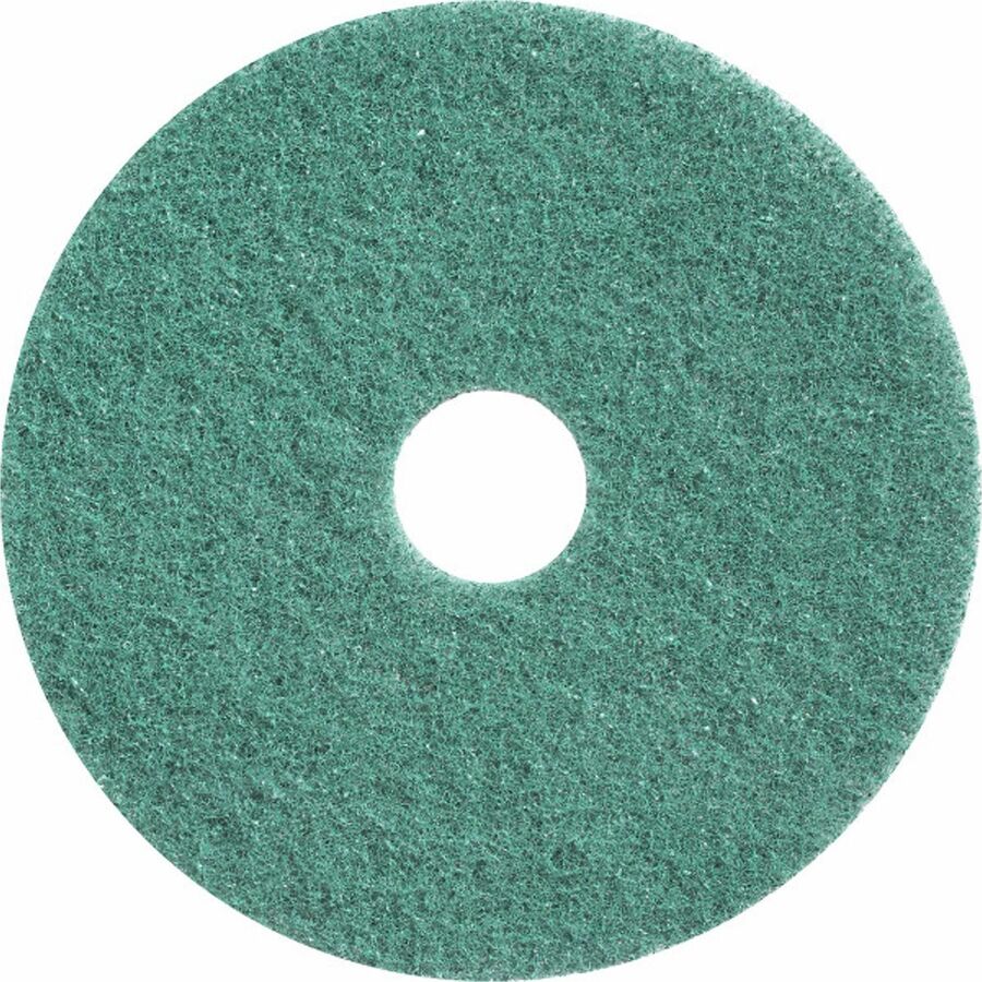 TASKI Twister Diamond Floor Pads - Round - 14" Diameter - Cleaning, Polishing, Floor - Green - 2 / Pack