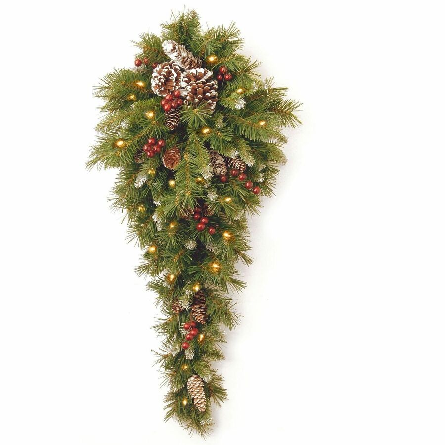 National Tree Frosted Berry Teardrop - 36" Tall - Frosted Berry1 Each