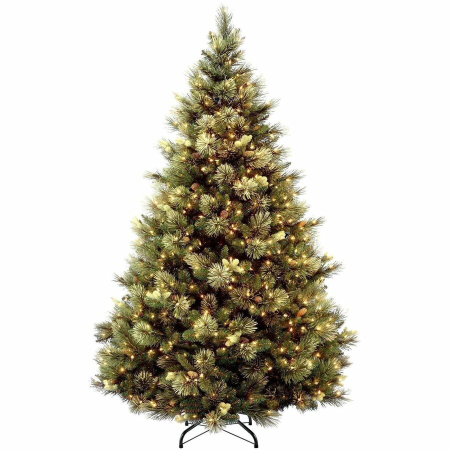 National Tree Carolina Pine Christmas Tree - Green - Christmas Theme - Vertical