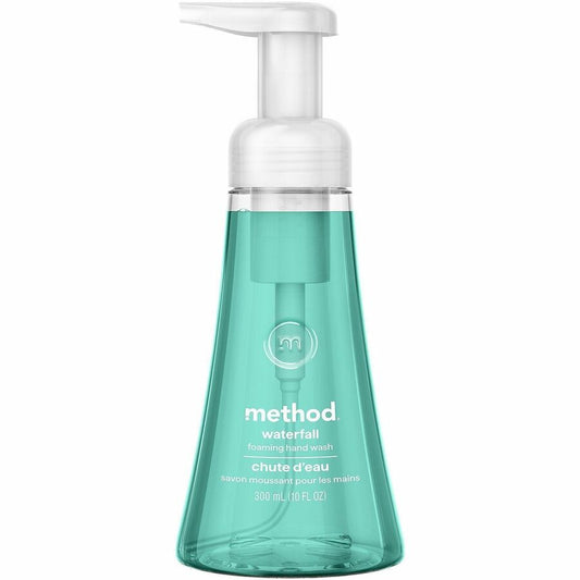 Method Waterfall Foaming Hand Wash - Waterfall Scent - 10 fl oz - Bottle Dispenser - Hand - Blue - Cruelty-free, Paraben-free, Phthalate-free - 1 Each