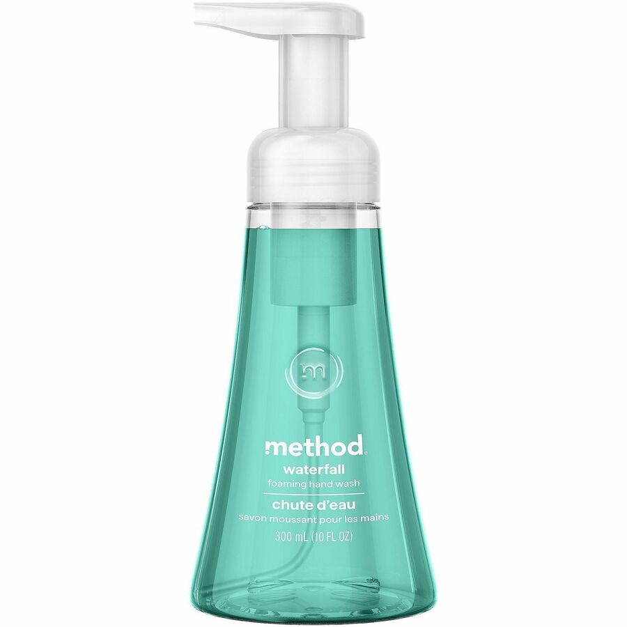 Method Waterfall Foaming Hand Wash - Waterfall Scent - 10 fl oz - Bottle Dispenser - Hand - Blue - Cruelty-free, Paraben-free, Phthalate-free - 6 / Carton