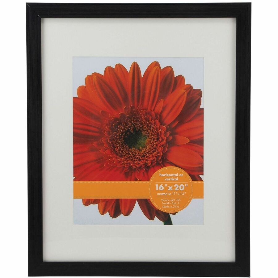 Victory Light 16" x 20" Poster & Photo Frame - 16" x 20" Frame Size - Durable, Dust Resistant - Cappuccino - 1 Each