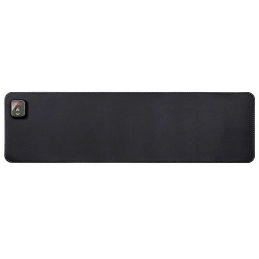 Victor Heetz Small Heated Desk Pad - 27.6" Width - Faux Leather - Black