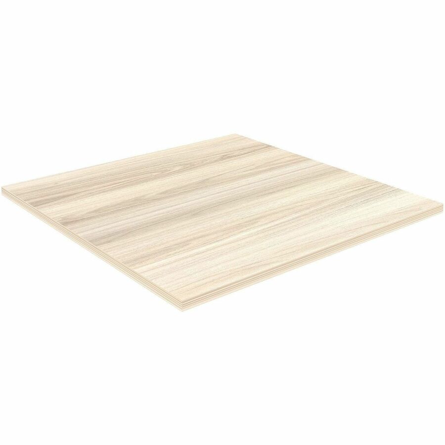 Lorell Essentials Hospitality/Conference Square Table Top - Square Top - Assembly Required - Modern Elm - 1 Each