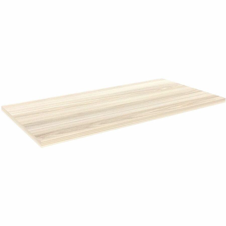 Lorell Multi-Purpose Tabletop - Laminated Rectangle Top - 24" Table Top Width x 48" Table Top Depth x 1" Table Top Thickness - 1" Height - Training, Multipurpose - Assembly Required - Modern Elm - Particleboard Top Material - 1 Each