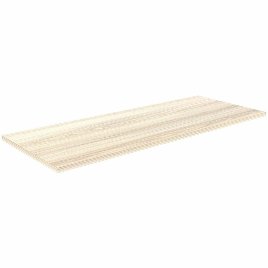 Lorell Multi-Purpose Tabletop - Laminated Rectangle Top - 24" Table Top Width x 60" Table Top Depth x 1" Table Top Thickness - 1" Height - Training, Multipurpose - Assembly Required - Modern Elm - Particleboard Top Material - 1 Each
