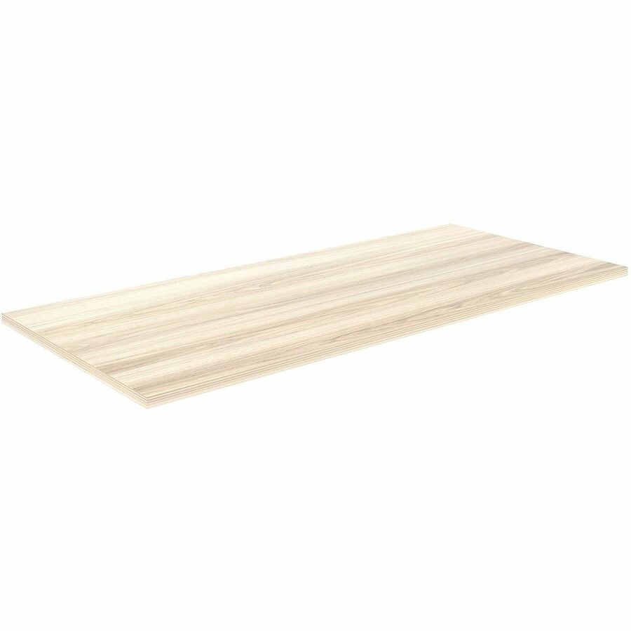 Lorell Multi-Purpose Tabletop - Laminated Rectangle Top - 30" Table Top Width x 66" Table Top Depth x 1" Table Top Thickness - 1" Height - Training, Multipurpose - Assembly Required - Modern Elm - Particleboard Top Material - 1 Each