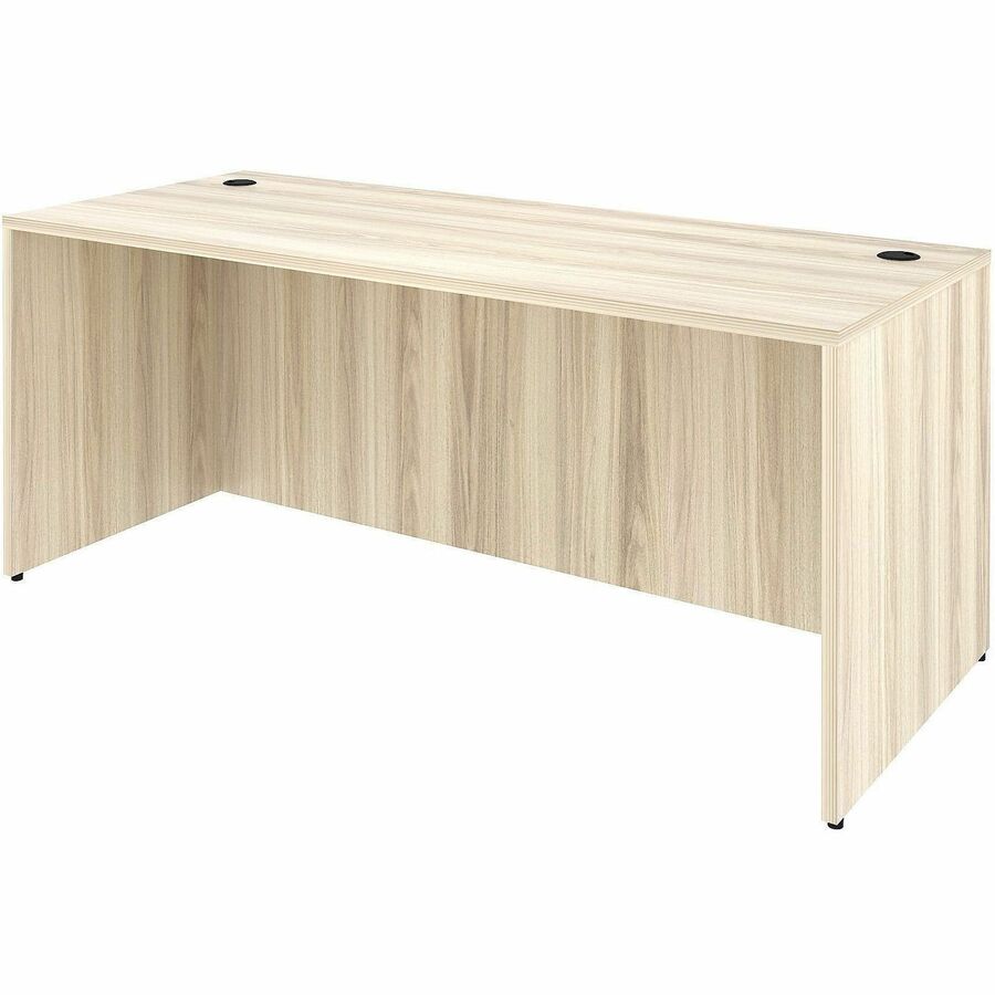 Lorell Essentials Retangular Desk Shell - 29.50" Height x 70.90" Width x 29.50" Depth - Assembly Required - Modern Elm - 1 Each
