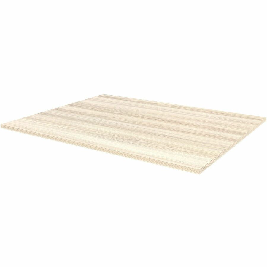 Lorell Essentials Modular Conference Table Top - 1" Height x 59" Width x 47" Depth - Band Edge - Finish: Modern Elm - Laminate, Melamine Table Top - Modular, Eco-friendly - For Conference Table, Meeting, Office - 1 Each
