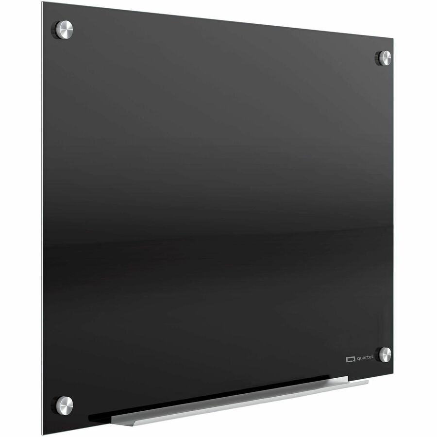 Quartet Infinity Dry Erase Board - 72" (6 ft) Width x 48" (4 ft) Height - Black Glass Surface - Magnetic - Non-absorbent, Stain Resistant, Ghost Resistant, Scratch Resistant, Dent Resistant - 1 Each