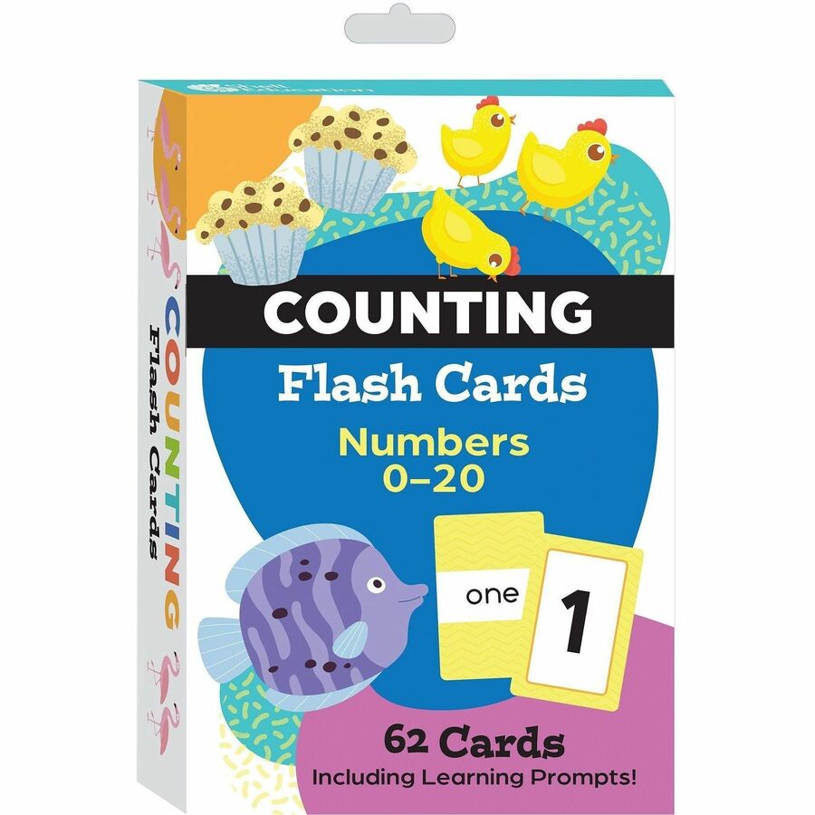Shell Education Teacher Created Materials Counting: Numbers 0-12 Flash Cards - Theme/Subject: Fun - Skill Learning: Number, Counting, Practice, Flipping, Sorting, Mathematics - 3-8 Year - 1 Each