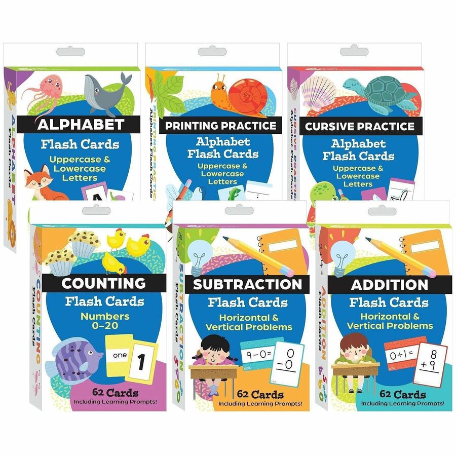 Shell Education Teacher Created Materials Math & Literacy Flash Card Set - Skill Learning: Mathematics - 1 Each