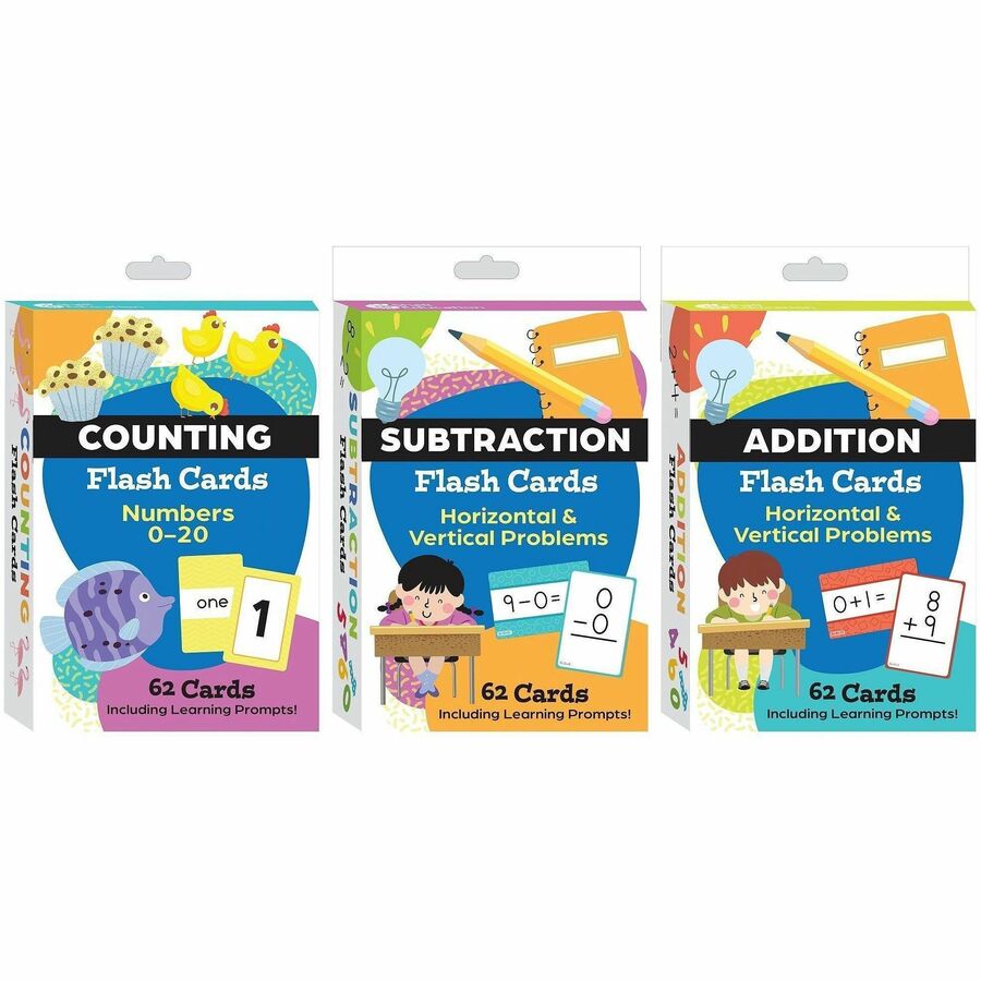 Shell Education Teacher Created Materials Math Skills Flash Cards Set - Skill Learning: Mathematics - 1 Each