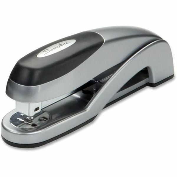 Swingline Optima Desktop Stapler - Staples Upto 25 Sheet of 20lb Paper - Holds Upto 35450 Staple - Silver - Die-cast Metal - 1 Each