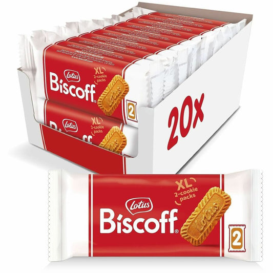 Biscoff Cookies - Individually Wrapped, No Artificial Flavor, Preservative-free, No Artificial Color - 0.90 oz - 20 / Box