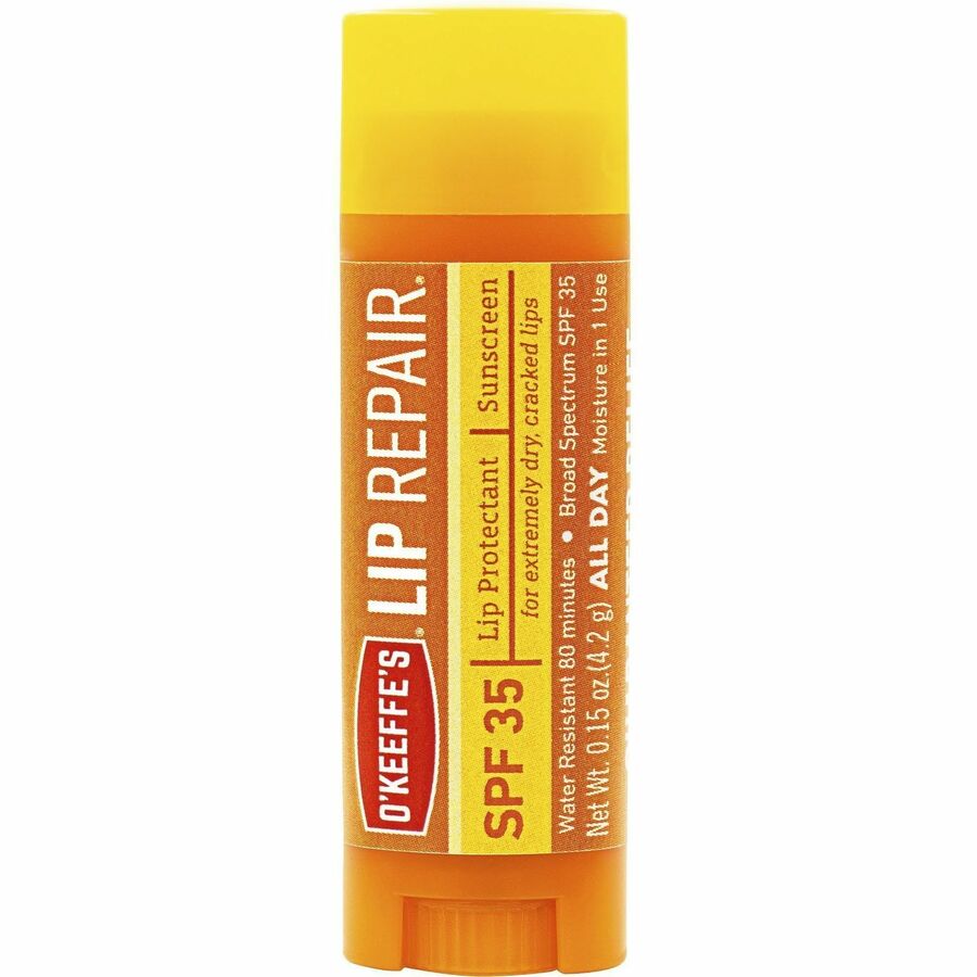 O'Keeffe's SPF 35 Lip Repair - SPF 35 - Applicable on Lip - Skin - Moisturising, UV Resistant, Water Resistant, UVA Protection, UVB Protection - 1 Each