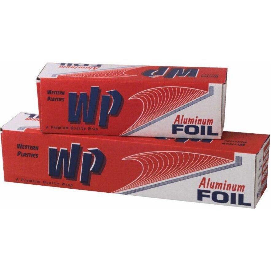 WP Foodservice Aluminum Foil - 12" Width x 1000 ft Length - Sturdy - Aluminum Foil - Silver - 1 Each