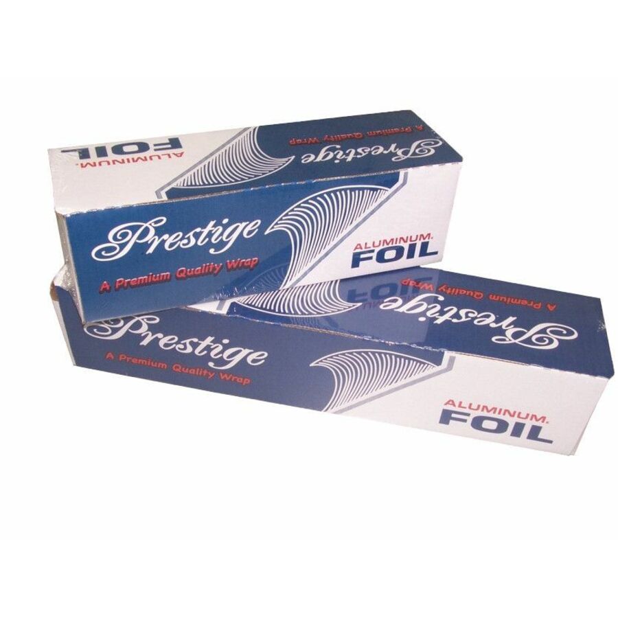 WP Prestige Cutterbox Foil - 12" Width x 1000 ft Length - Aluminum Foil - Silver - 1 Each