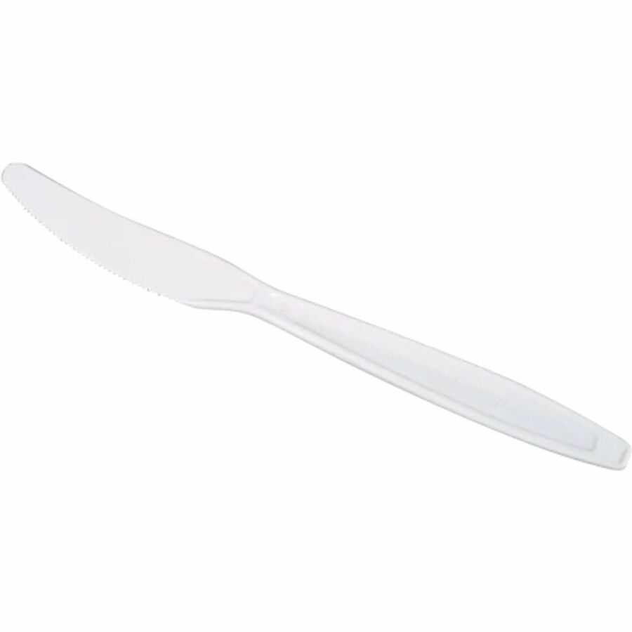 Karat Wrapped Knife, Heavy-Weight/White - Knife - Knife - Restaurant, Cafeteria - Polypropylene Plastic - White - 1000 / Carton