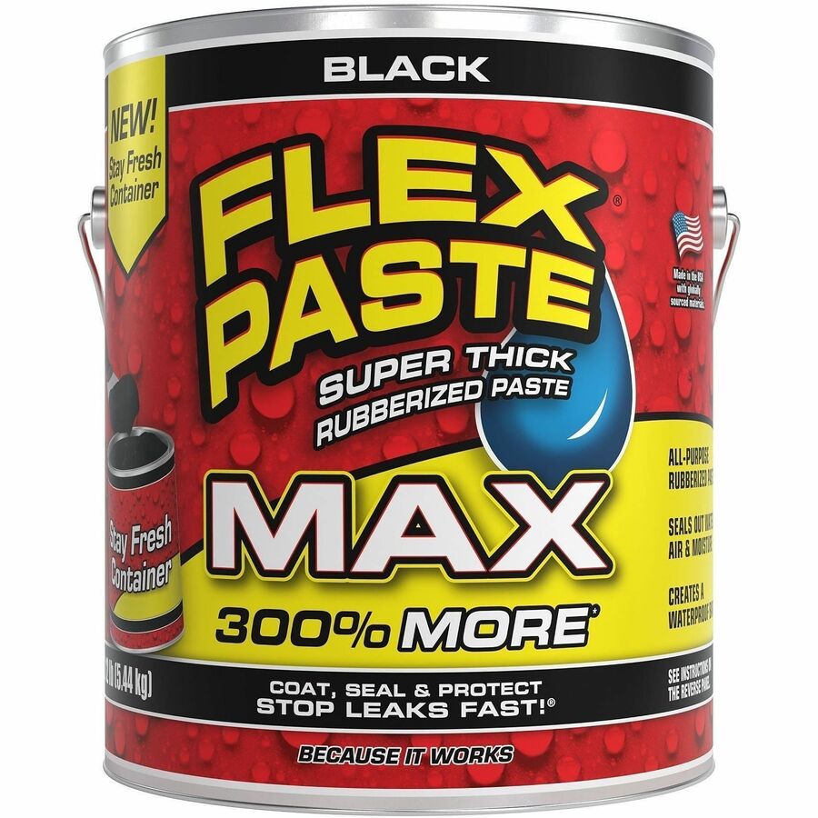 FLEX SEAL Flex Paste - Black - 12 lb - 1