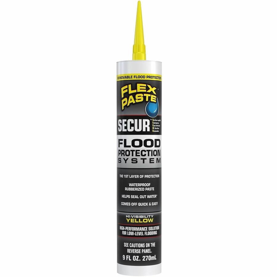 FLEX SEAL SECUR Low-Level Flood Protection Flood Paste - Yellow - 0.56 lb - 1