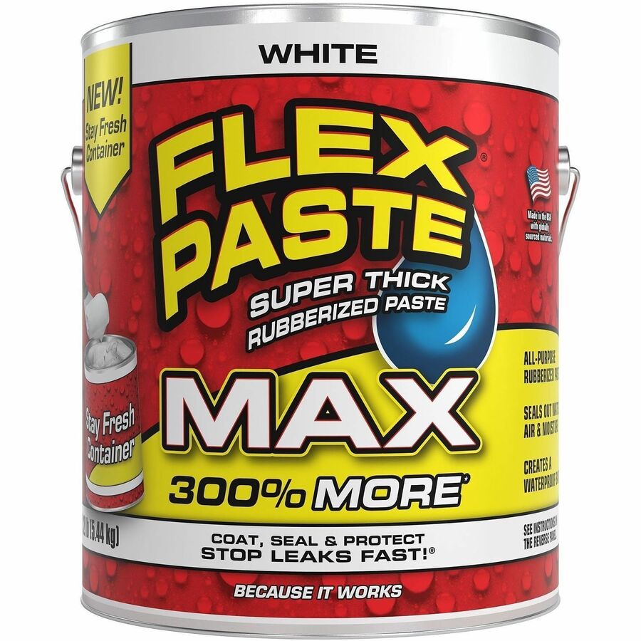 FLEX SEAL Flex Paste - White - 12 lb - 1