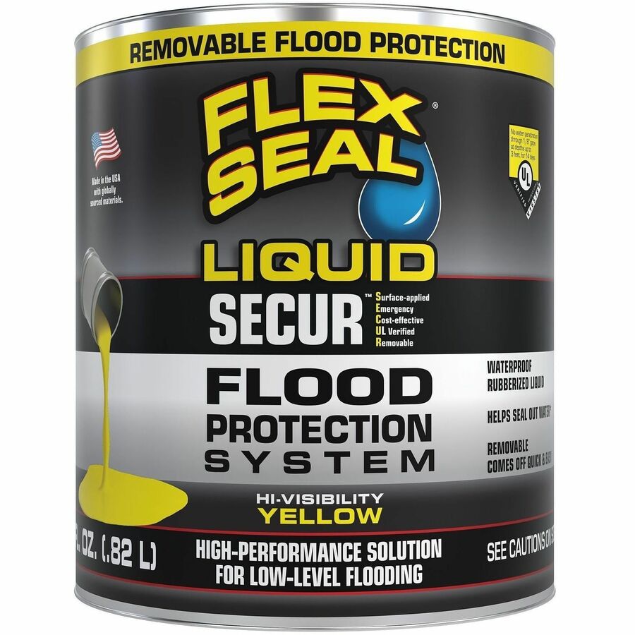 FLEX SEAL SECUR Low-Level Flood Protection Flood Paste - Yellow - 0.55 lb - 1