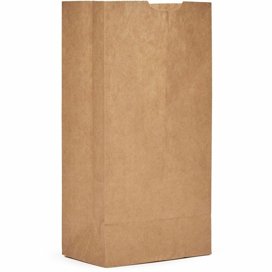 AJM #4 Extra Heavy-Duty Kraft Paper Grocery Bags - #4 - Natural Kraft - Paper - Grocery, Supplies - 500 / Carton