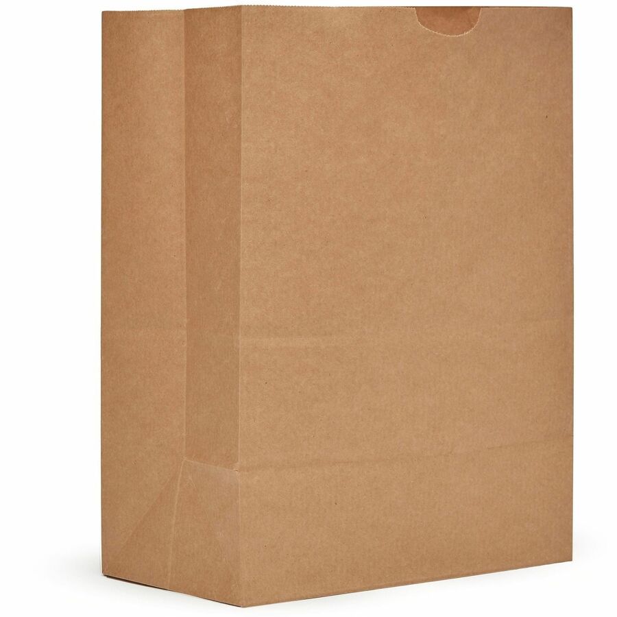 AJM 1/8 BBL #57 Kraft Paper Grocery Sacks - #57 - 5.25 gal Capacity - Natural Kraft - Paper - Grocery, Supplies - 500 / Carton