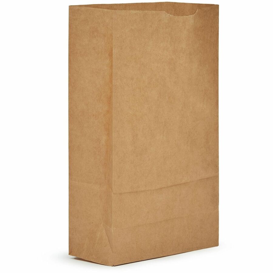 AJM #6 Extra Heavy-Duty Kraft Paper Grocery Bags - #6 - Natural Kraft - Paper - Grocery, Supplies - 500 / Carton