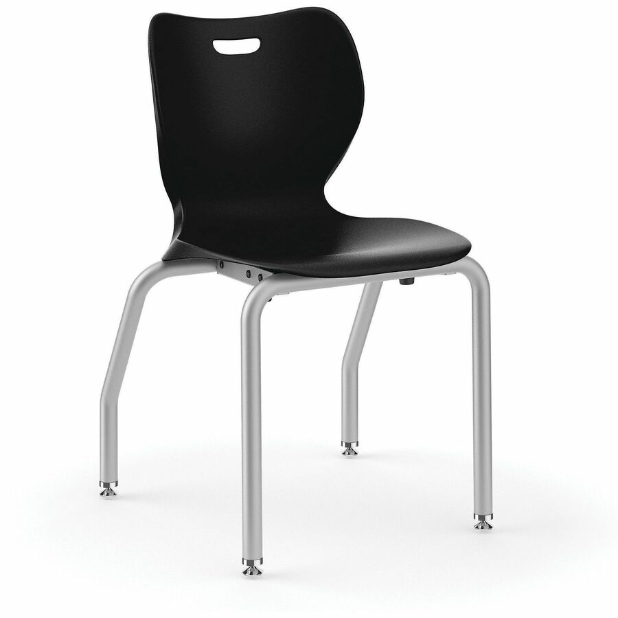 HON SmartLink 4-Leg Chair - Finish: Black - For Guest Room - 4 / Carton