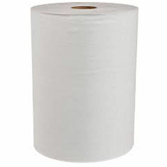 Marcal Pro Recycled Hardwound Roll Towels - 2 Ply - 10" Width x 800 ft Length - 2" Core - White, Kraft - 6 / Carton