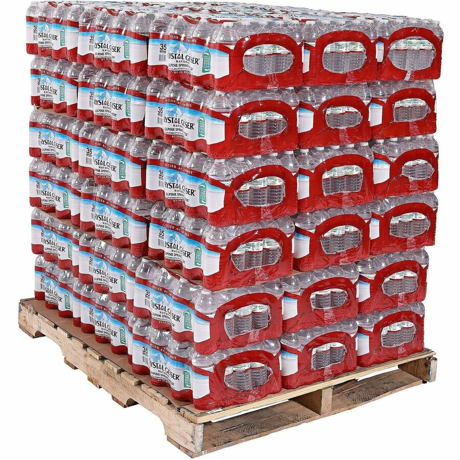 Crystal Geyser Alpine Spring Water - 16.90 fl oz (500 mL) - 54 / Pallet
