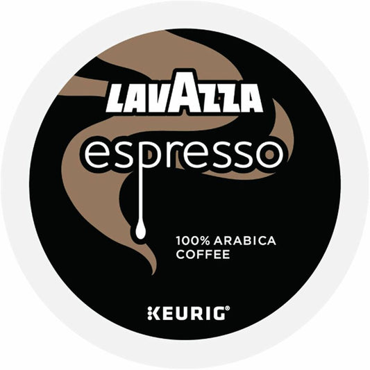 Lavazza K-Cup, Pod, Ground Espresso Italiano K-Cup Coffee Pods - Compatible with Keurig Brewer - Medium - K-Cup, Pod, Ground - Italian Espresso - Kosher - 22 / Box