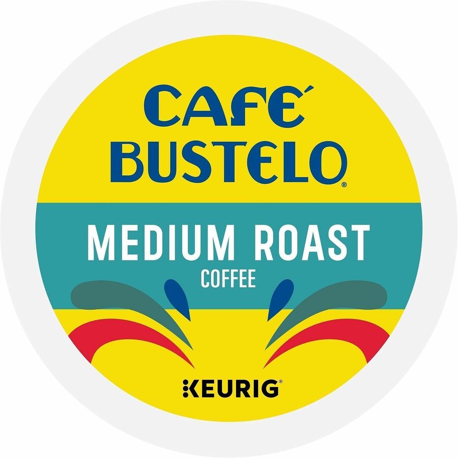 Caf&eacute, Bustelo K-Cup, Pod Medium-Roast K-Cup Coffee Pods - Compatible with Keurig Brewer - Medium - K-Cup, Pod - Dark Chocolate - Kosher - 22 Boxes/Carton - 4 / Carton