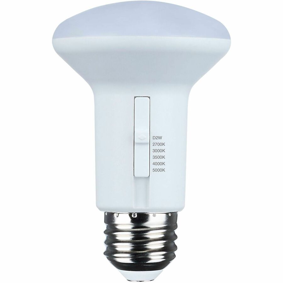Satco LED R20 Reflector Bulbs - 5.80 W - 50 W Incandescent Equivalent Wattage - 120 V - 525 lm - Reflector - R20 Size - White - White, Warm White, Natural Light Light Color - E26 Base - 25000 Hour - 5000&deg, K Color Temperature - 90 CRI - 120&deg, Beam..