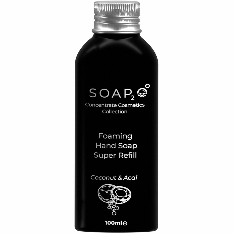 SOAP2O Coconut Hand Soap - Coconut Scent - 3.38 fl oz - Hand - Clear - 4 / Box