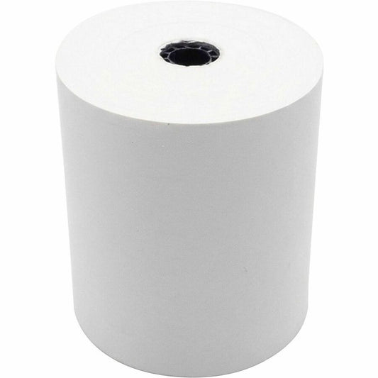 Business Source Thermal Printing Paper Rolls - Unperforated - White - 50 / Carton