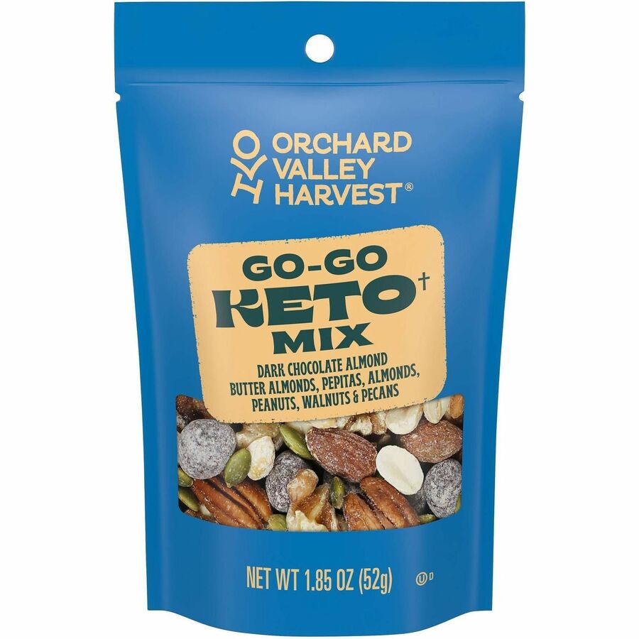 Orchard Valley Harvest Snack Box - No Artificial Flavor, No Artificial Color, Preservative-free, Gluten-free, Non-GMO - 1.85 oz - 14/Bag - 1 Carton