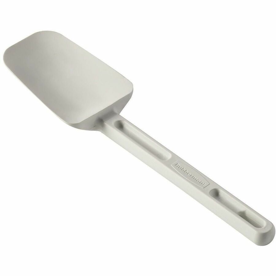 Rubbermaid Commercial 9-1/2" Spoon-shaped Spatula - 1 Piece(s) - Spatula - Spatula - Breakroom, Food - Dishwasher Safe - Clear - 1 Each