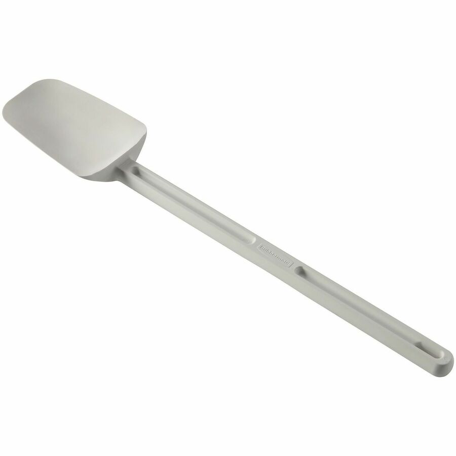 Rubbermaid Commercial 9-1/2" Spoon-shaped Spatula - 1 Piece(s) - Spatula - Spatula - Breakroom, Food - Dishwasher Safe - White - 1 Each