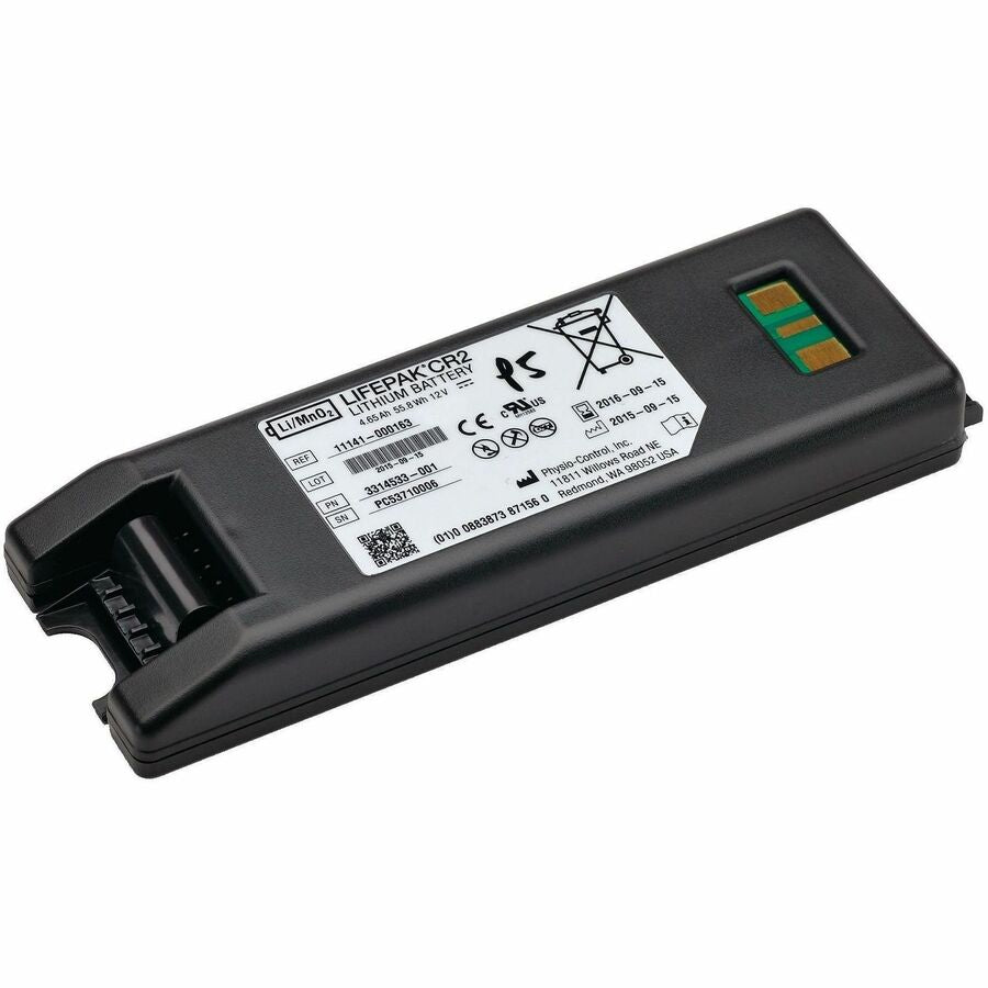 CARDIACT LPCR2 AED Lithium Battery - For Defibrillator - Battery Rechargeable - CR2 - 4850 mAh - 55.85 Wh - 12 V