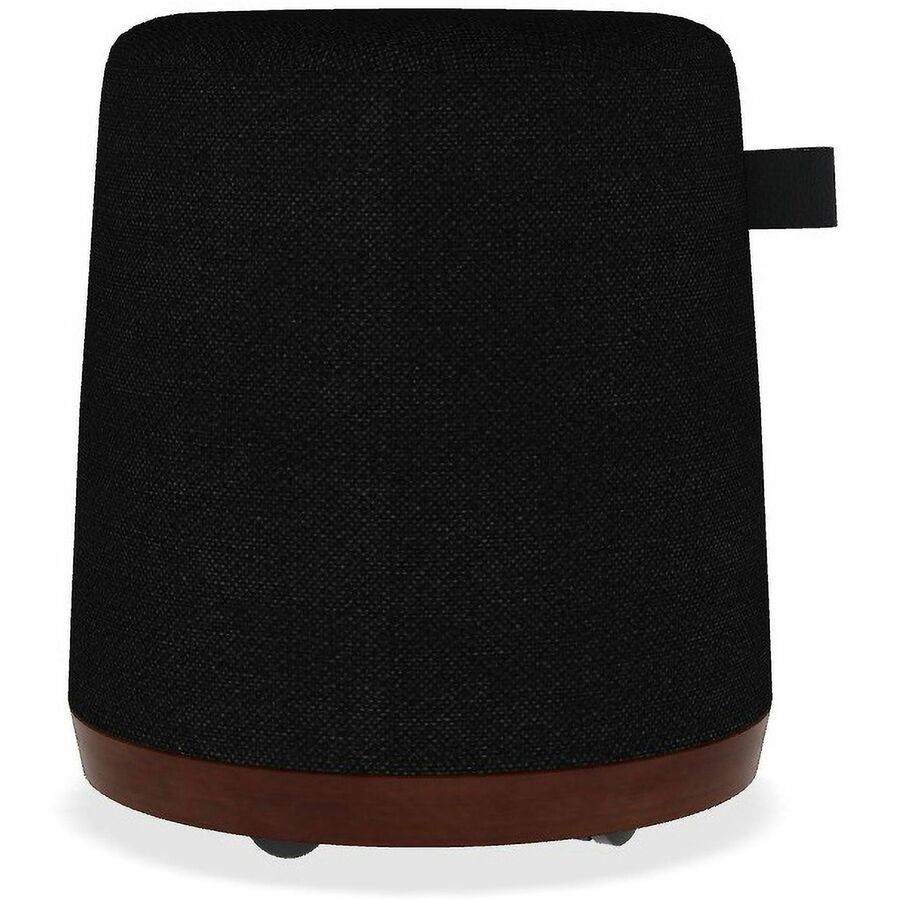 M&uuml, m Perch Soft Seating - Memory Foam Seat Material - Black - Leather, Fabric - 1 Carton