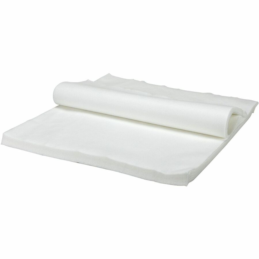 Genuine Joe Disposable Linen-Like Napkins - White