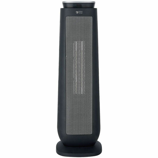 Elite Image Maximum-Power 1500W Tower Heater - 1500 W - 2 x Heat Settings - Tower - Black