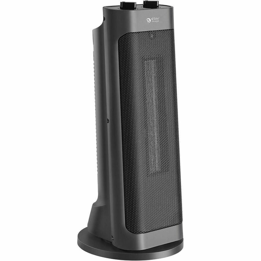 Elite Image Mini Tower Heater - 3 x Heat Settings - Oscillation - Tower - Black