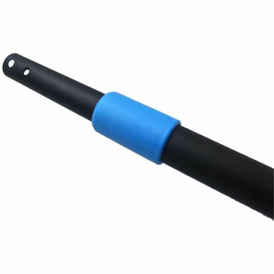 Genuine Joe Adjustable Flat Mop Handle - 71" Length - Black
