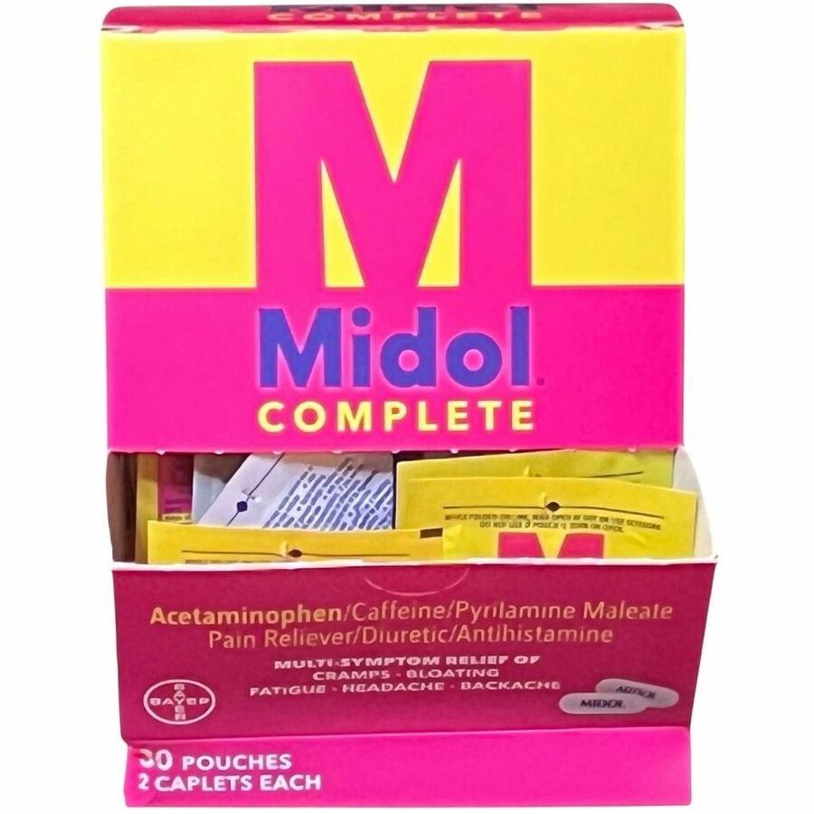 Lil' Drug Store Midol Menstrual Symptom Relief - For Menstrual Cramp, Bloating, Headache, Backache
