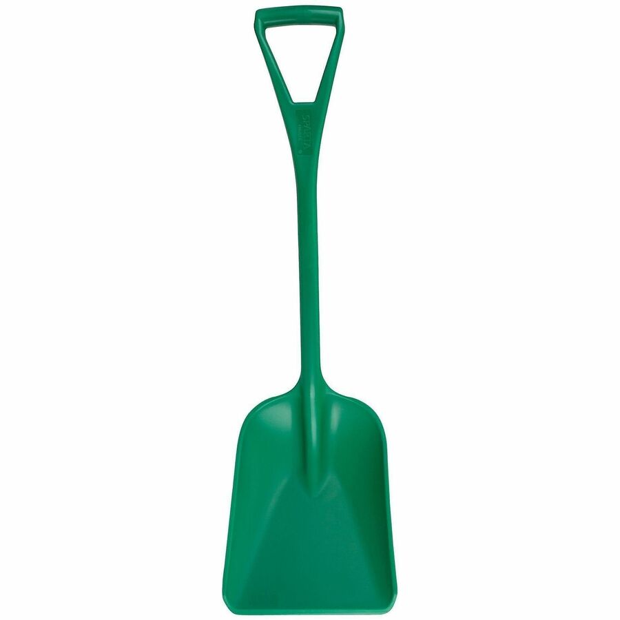 Sparta Food Service Sanitary Shovel - 36.2" Length - Green - Plastic, Polypropylene - 3 lb - Heavy Duty, Rust Proof, Unbreakable, Scratch Resistance, Bend Resistant, Easy to Clean - 1 Each