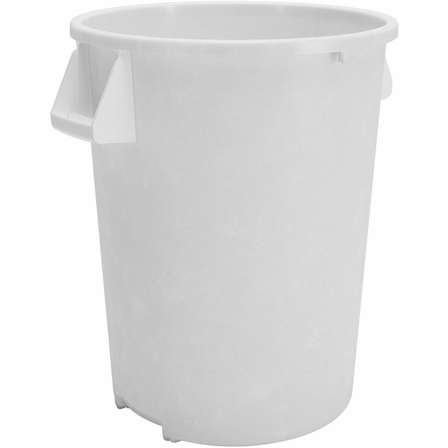 Sparta Bronco Round Waste Containers - Open Top - 44 gal Capacity - Round - Manual - For Food Service - Durable, Reinforced, Stackable, Ergonomic Handle, Recyclable - 31.6" Height x 24.2" Width x 24.2" Depth - Plastic, Linear Low-Density Polyethylene (...